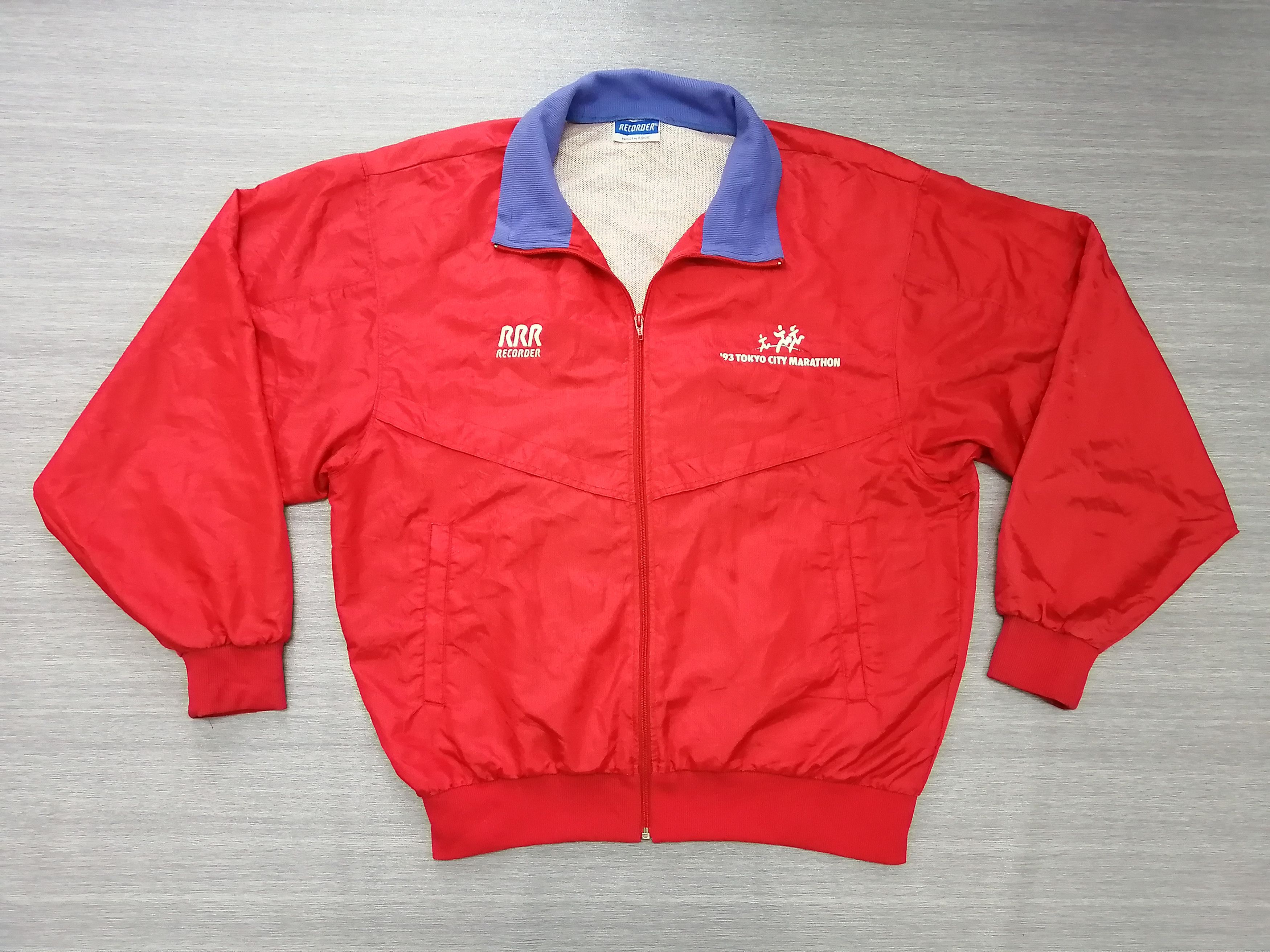 ジャケット・アウター 90's asics RRR Recorder Jacket RRR RECORDER ( asics ) Half Zip Track Jacket Jersey M Black