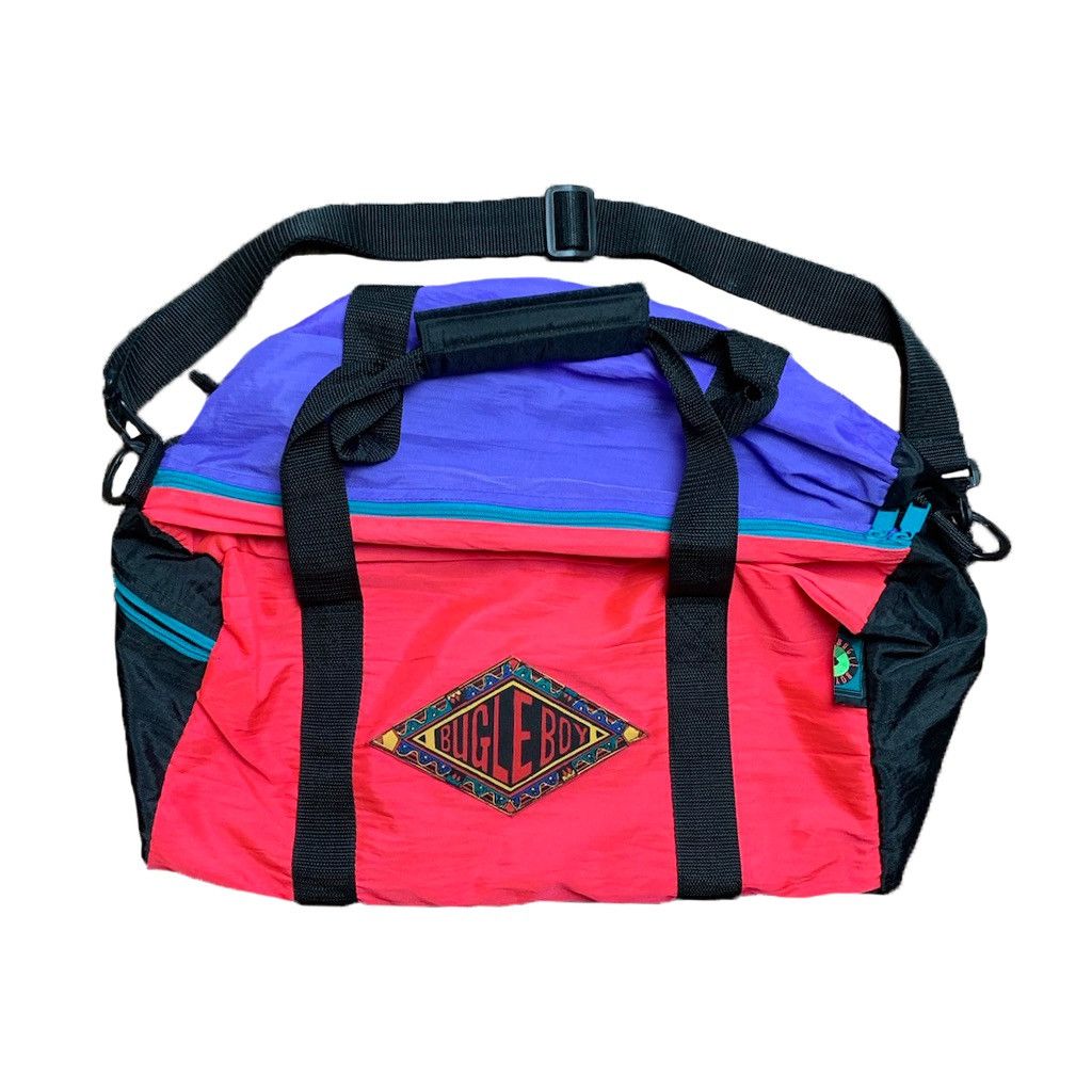Vintage 🔥90s Bugle Boy Color Blocked Weekender Duffle Bag Grailed