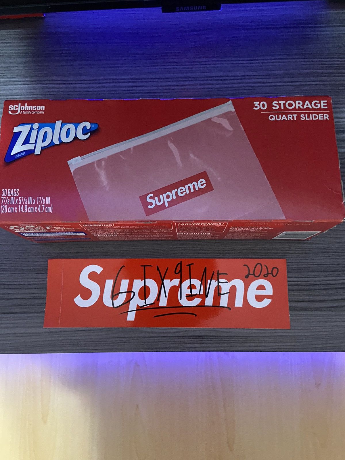 Supreme Supreme Ziploc Bags (Box Of 30) Grailed