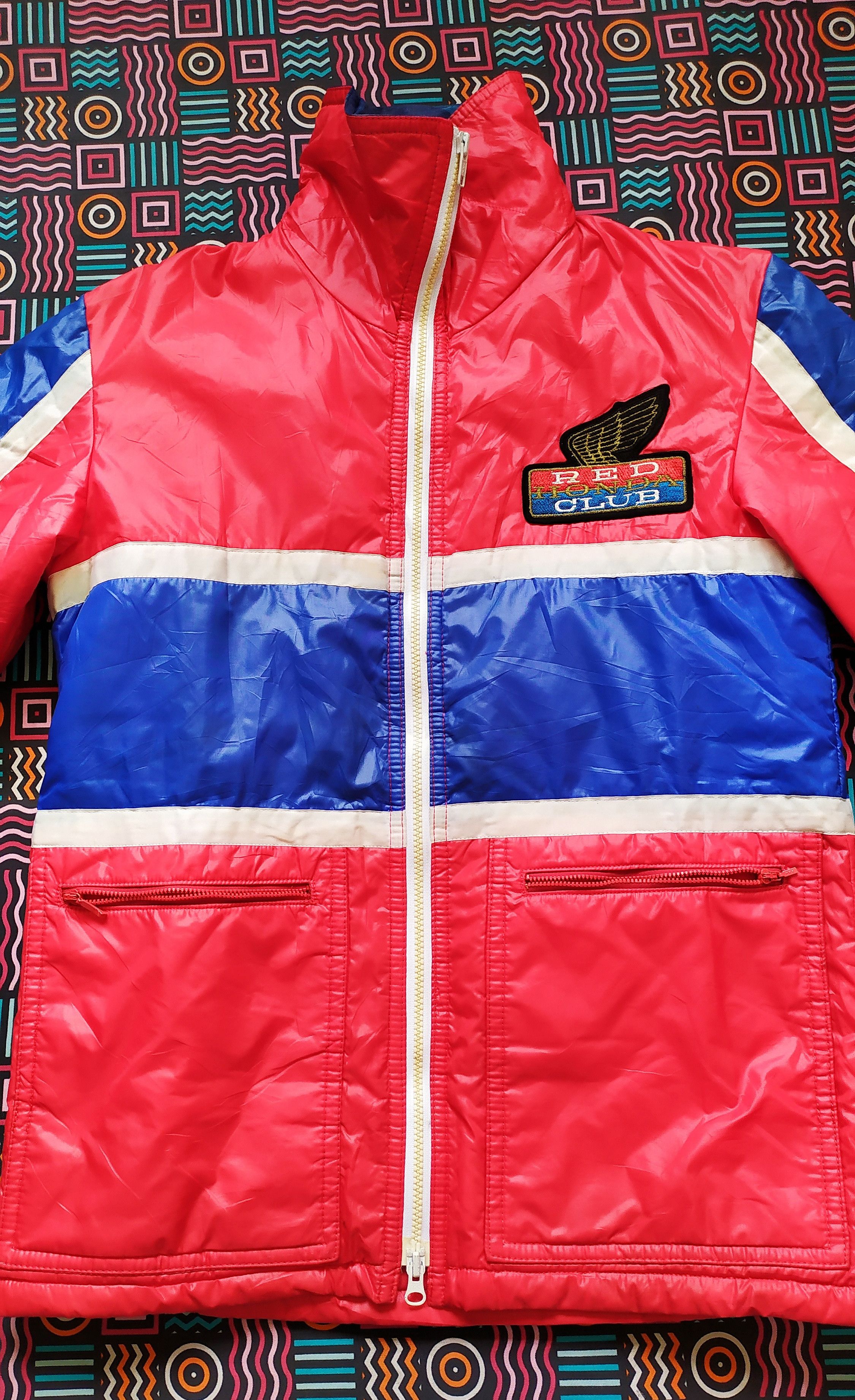 Honda Vintage 80s HONDA RACING Light Jacket size L Size US L / EU 52-54 / 3 - 6 Thumbnail