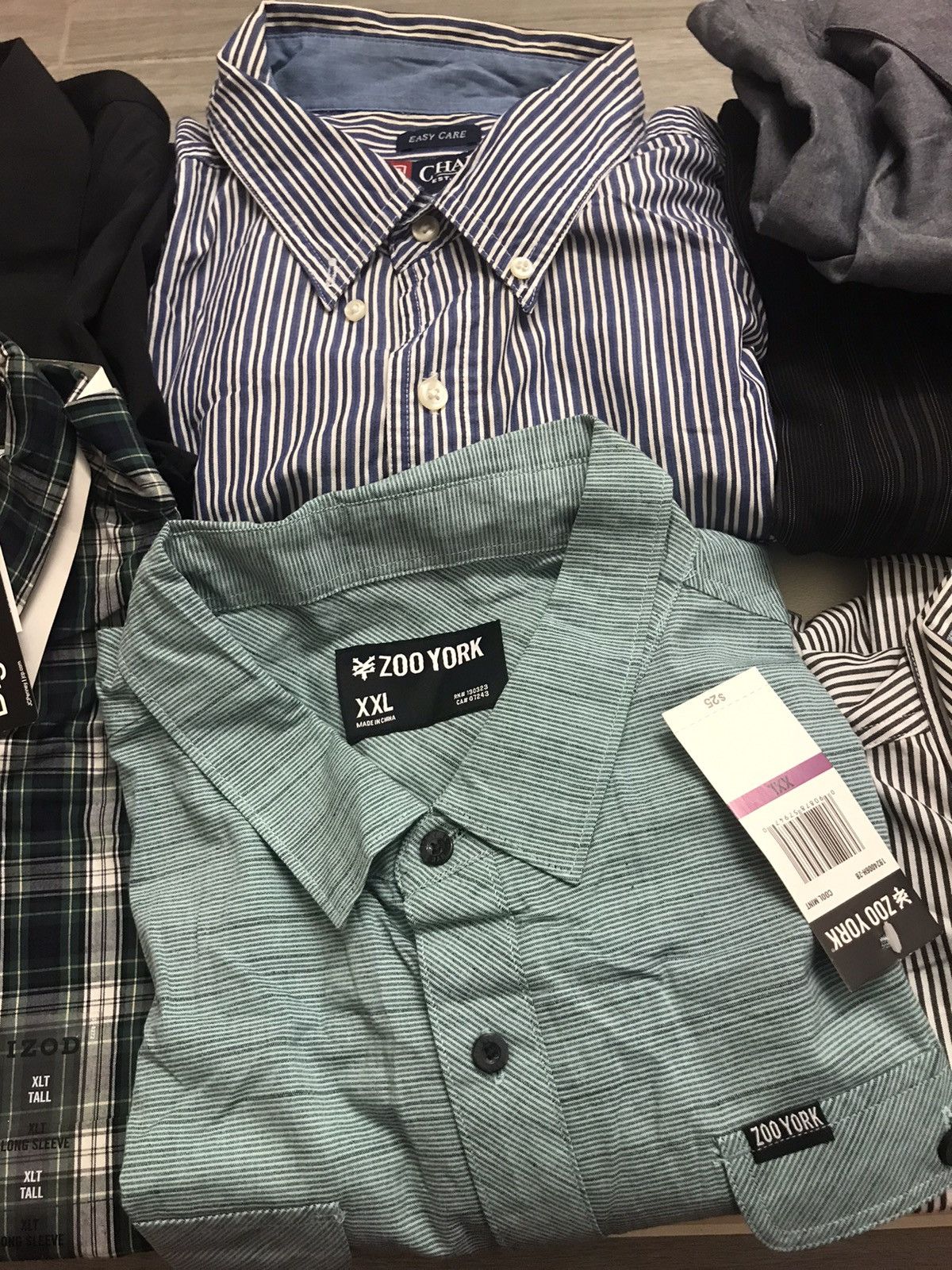 Izod Formal Long sleeve button down shirts Size US XXL / EU 58 / 5 - 6 Thumbnail