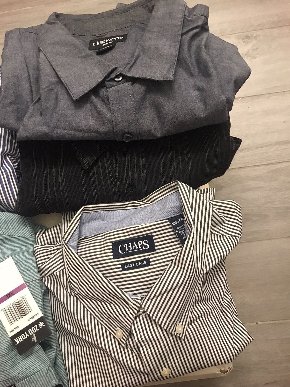 Izod Formal Long sleeve button down shirts Size US XXL / EU 58 / 5 - 4 Thumbnail
