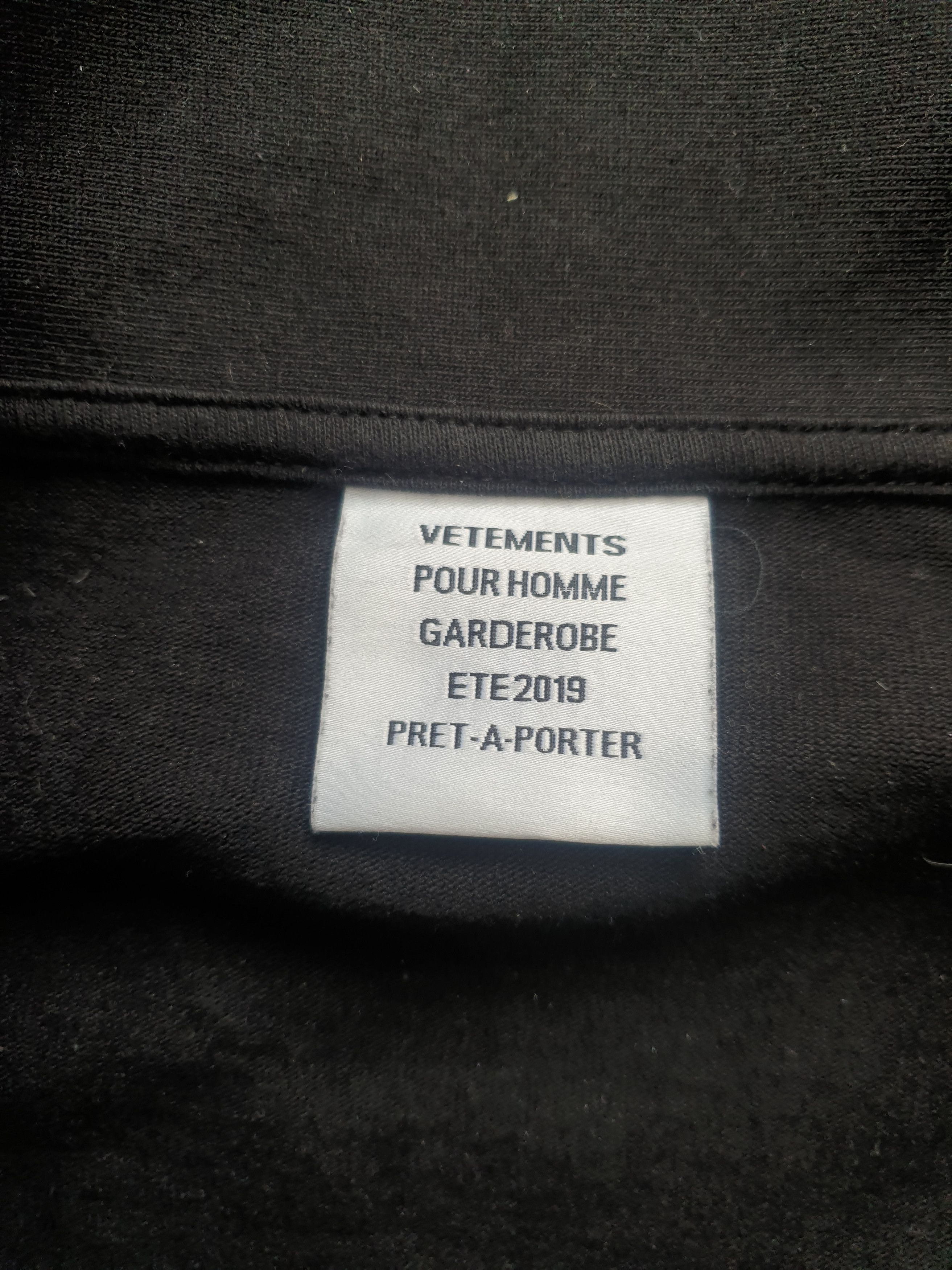 Vetements Vetements "God Save us" SS19 Half-Zip Sweatshirt Size US M / EU 48-50 / 2 - 5 Thumbnail