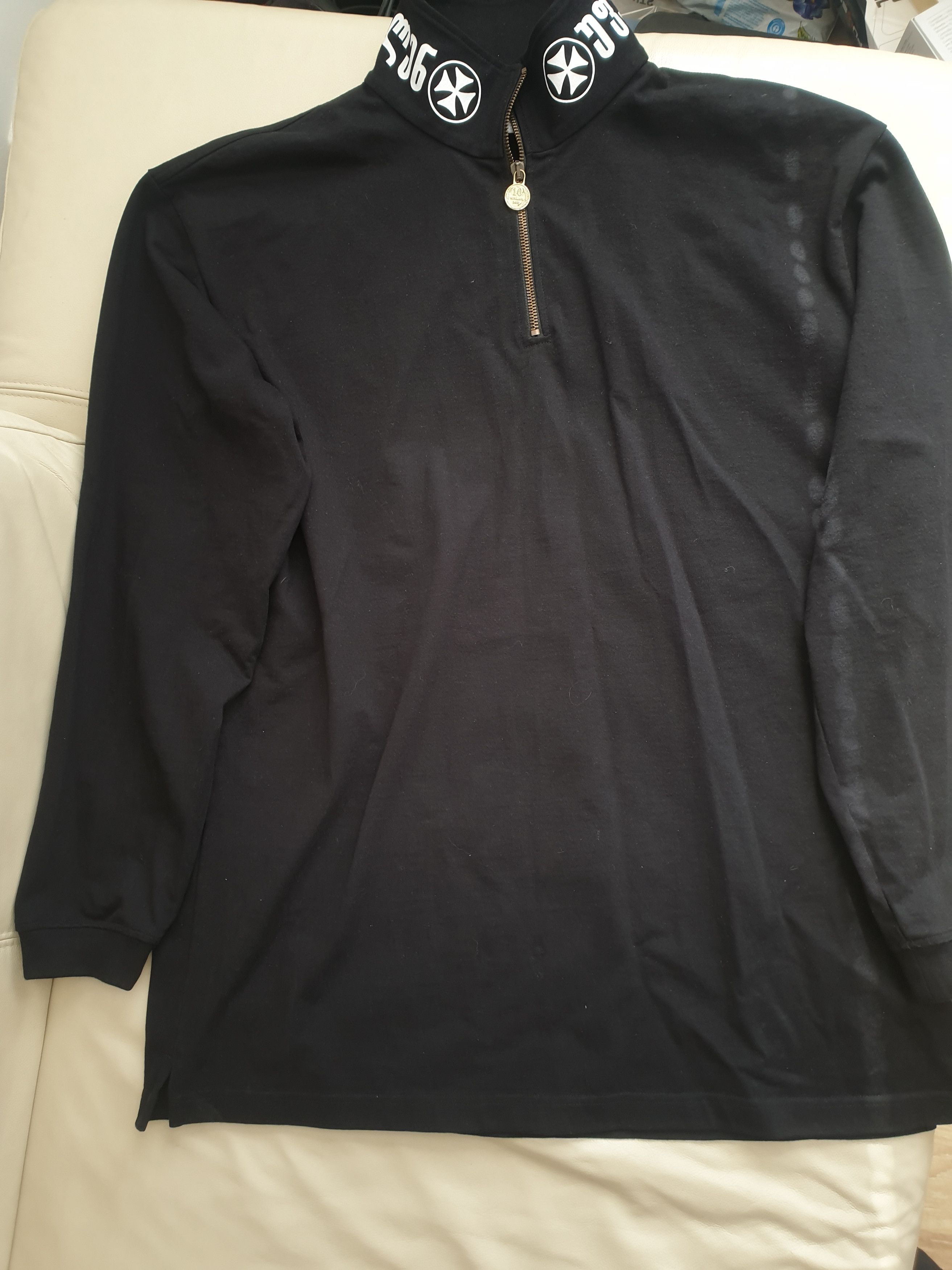 Vetements Vetements "God Save us" SS19 Half-Zip Sweatshirt Size US M / EU 48-50 / 2 - 2 Thumbnail