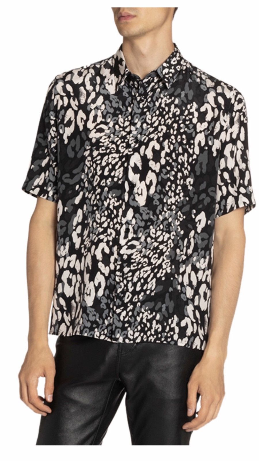 Saint Laurent Paris Saint Laurent men’s 2020 leopard print shirt. 42/16. $990 Size US L / EU 52-54 / 3 - 2 Thumbnail