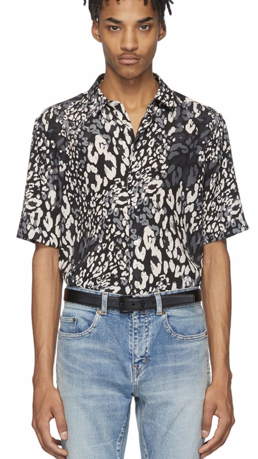 Saint Laurent Paris Saint Laurent men’s 2020 leopard print shirt. 42/16. $990 Size US L / EU 52-54 / 3 - 3 Thumbnail