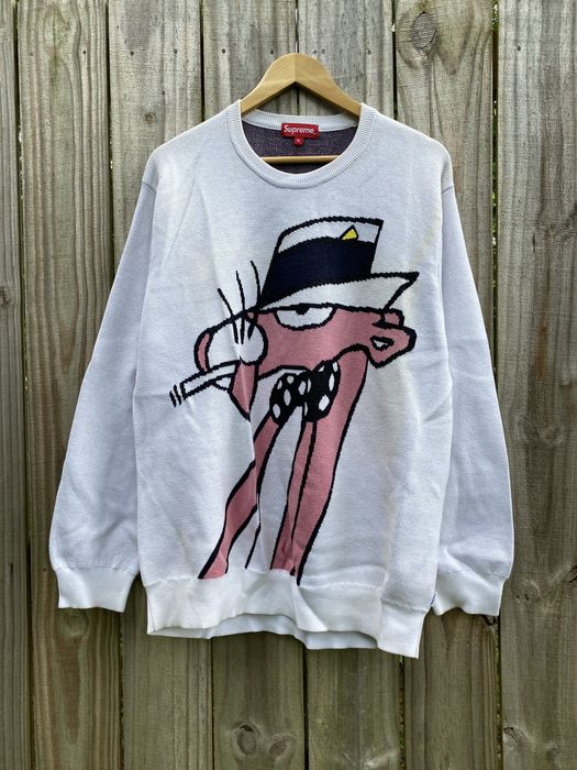 Supreme pink panther clearance sweater