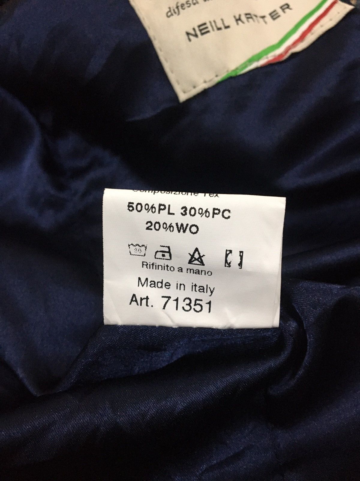 Designer NEILL KATTER - TRIBLEND GARMENT KNIT CHECKER BLAZERS Size 38R - 11 Thumbnail