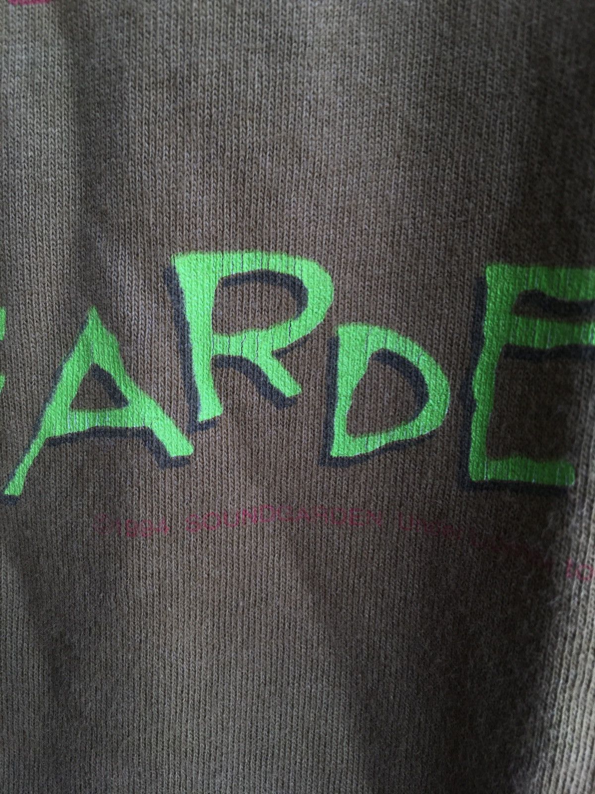 Band Tees Power of rare VINTAGE 90s SOUNDS GARDEN grunge pushead Size US M / EU 48-50 / 2 - 3 Thumbnail