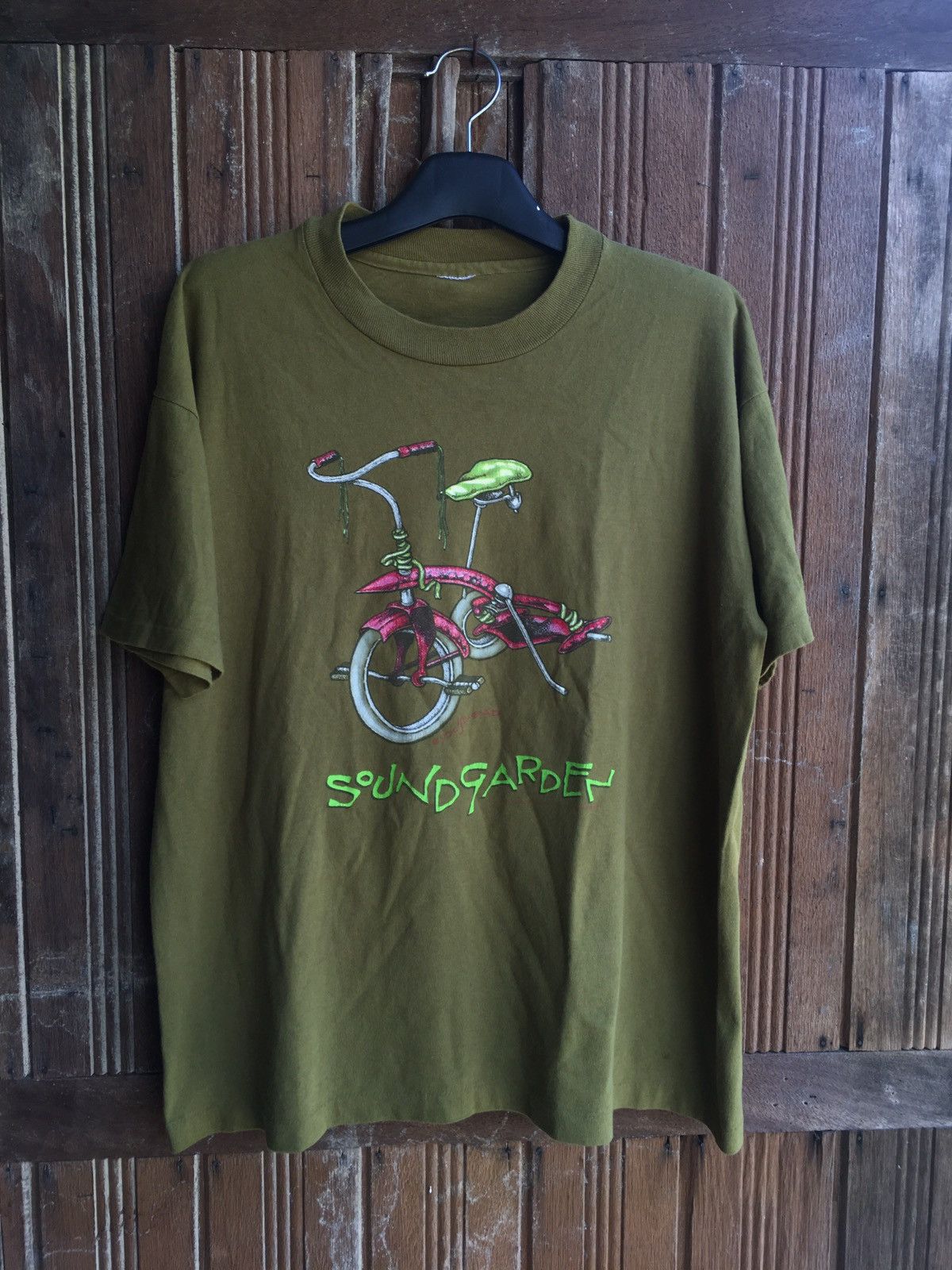 Band Tees Power of rare VINTAGE 90s SOUNDS GARDEN grunge pushead Size US M / EU 48-50 / 2 - 2 Thumbnail
