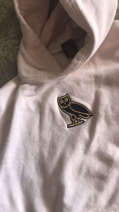 Octobers Very Own OVO owl embroidered hoodie cream Grailed