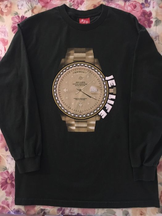 Streetwear Jet Life Curren y Rolex T Shirt Grailed