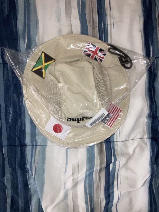 Supreme Supreme Flags Boonie Tan Sz S/M | Grailed