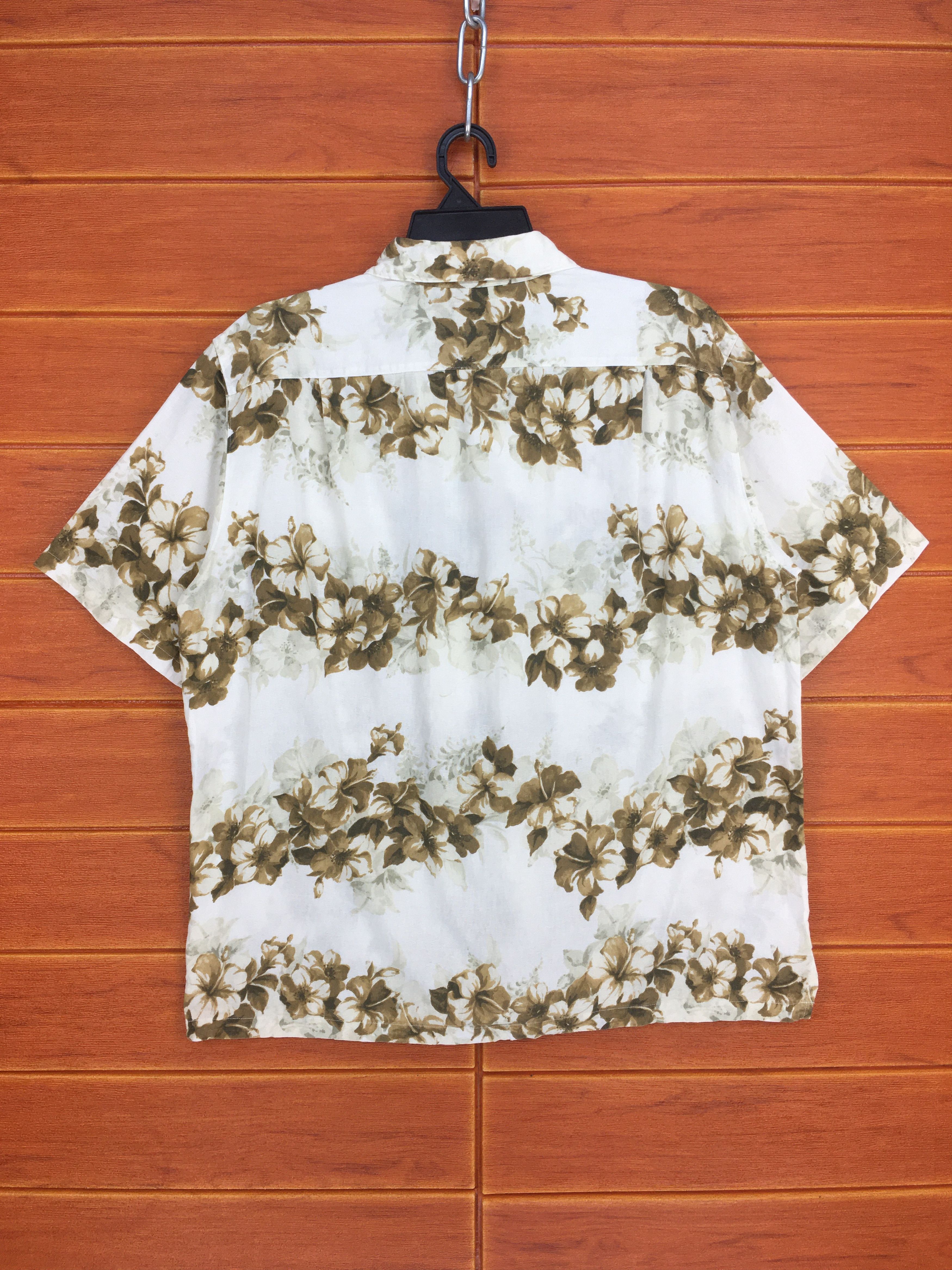 Japanese Brand Vintage Japanese Hawaiian EMERALD ISLAND Flowers Shirt Size US L / EU 52-54 / 3 - 7 Thumbnail