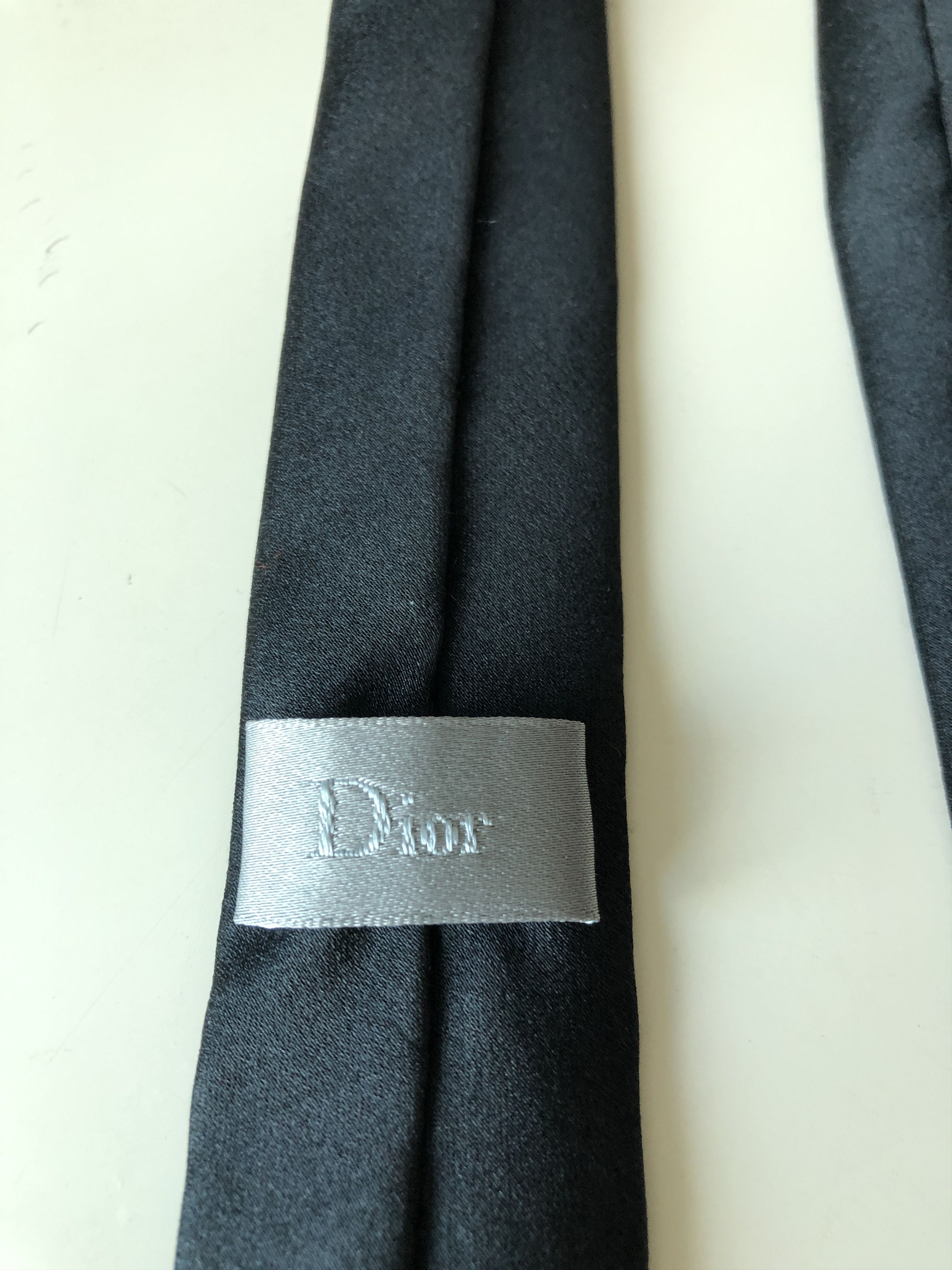 DIOR HOMME bee ネクタイ 蜂 ナロータイ ブラック エディスリマン DIOR