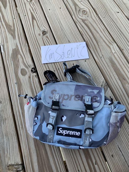 Supreme Waist Bag (SS20) Blue Chocolate Chip CamoSupreme Waist Bag