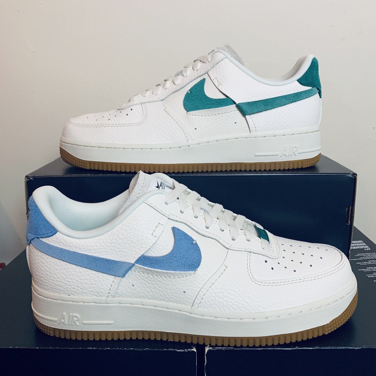 air force 1 vandalized green