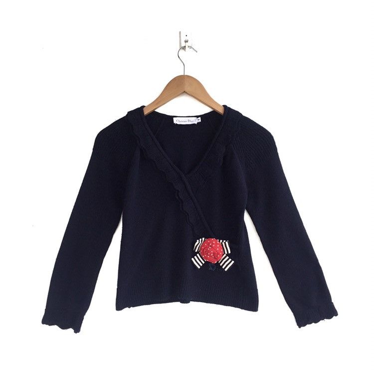 Dior Christian Dior Cropped Tops Knitwear Shirt Size XS / US 0-2 / IT 36-38 - 1 Thumbnail