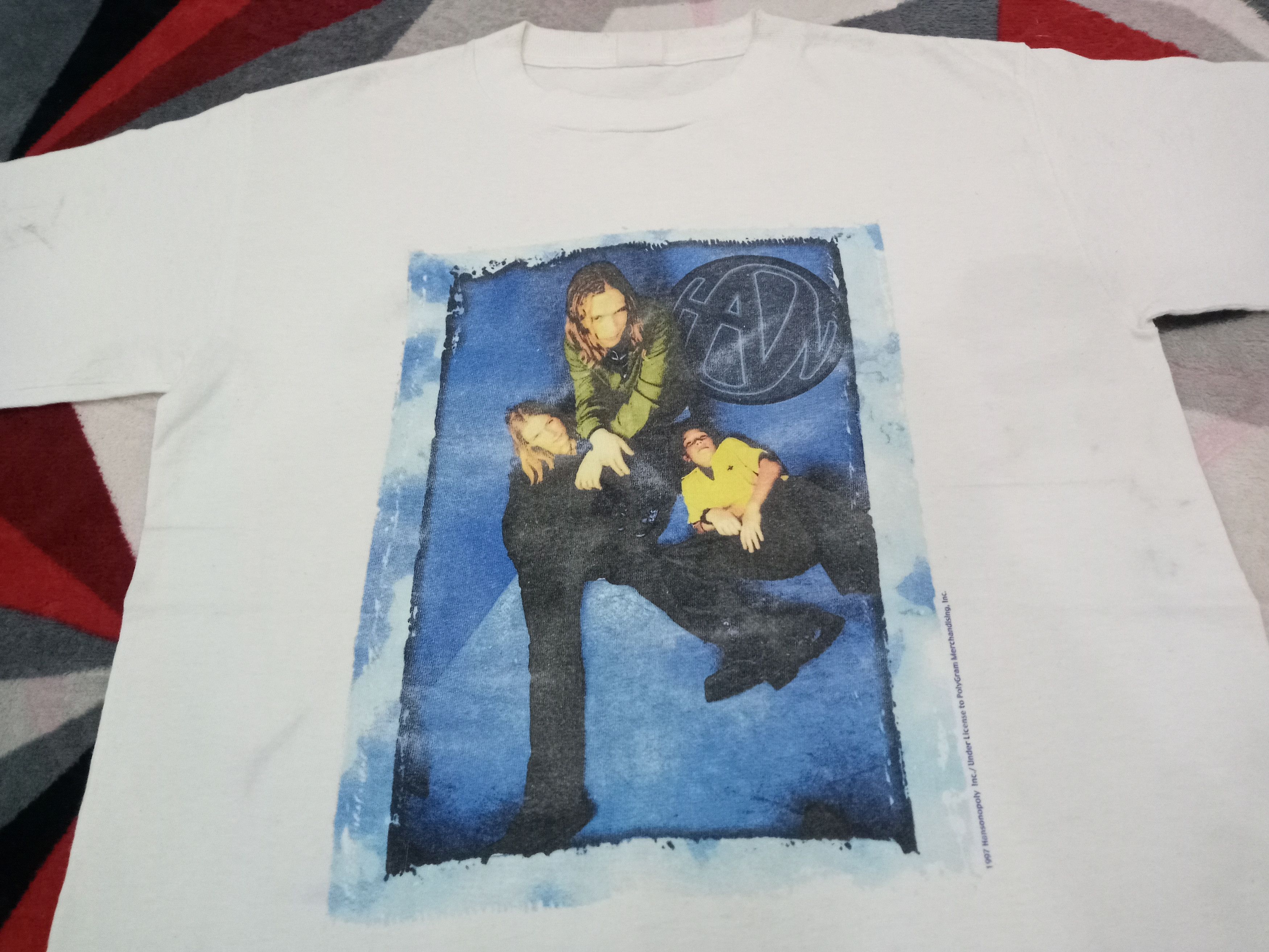 Vintage Hanson band pop music concert t shirt