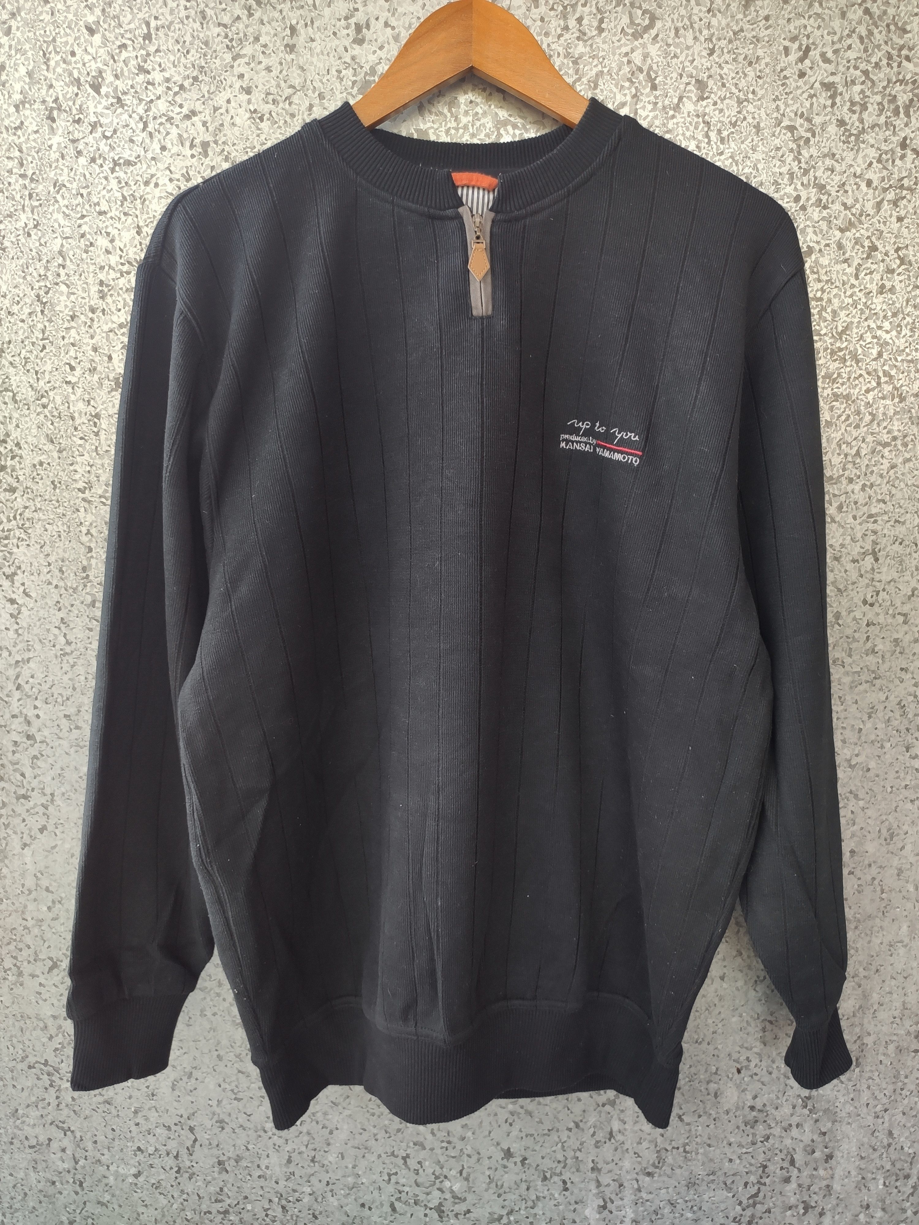 Kansai Yamamoto 🔥 Kansai Yamamoto sweatshirt up to you half zipper Size US L / EU 52-54 / 3 - 1 Thumbnail