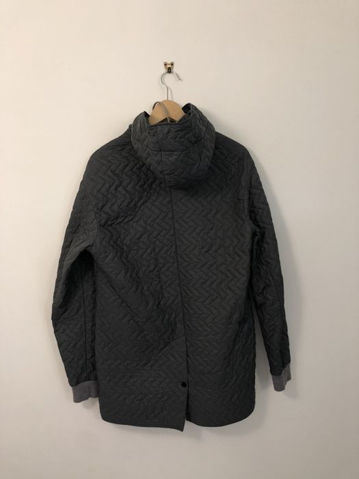 Mackintosh Hancock men's hooded grey quilt overcoat size 401 | Grailed