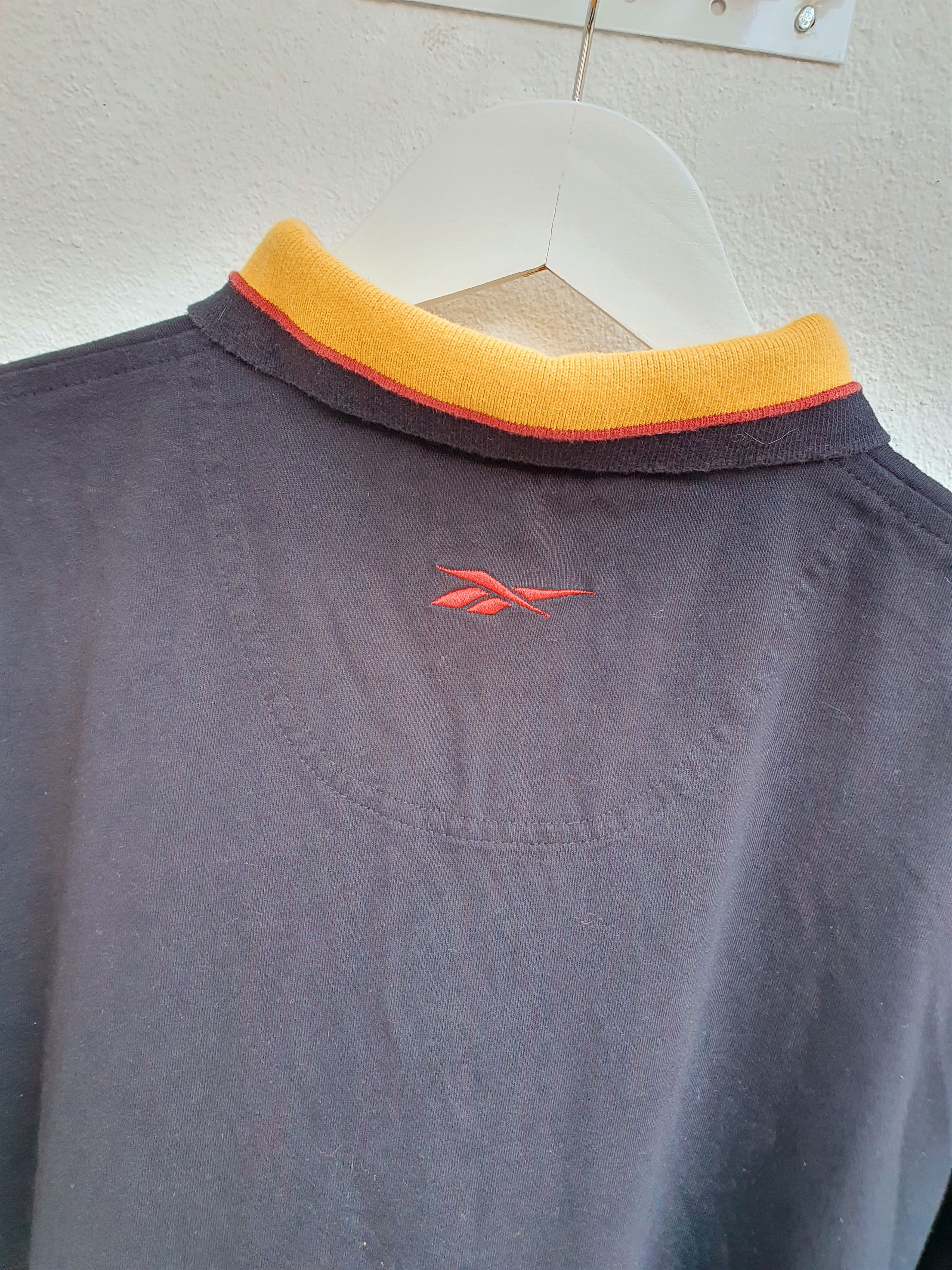 Reebok × Vintage Reebok Vtg black Polo/Golf Shirt SWAG,SZ XL Size US XL / EU 56 / 4 - 15 Thumbnail