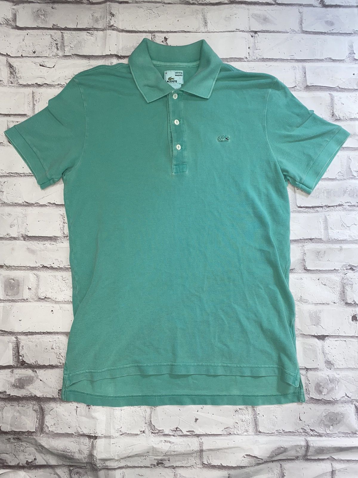 Lacoste Lacoste Vintage Washed Polo Medium Grailed