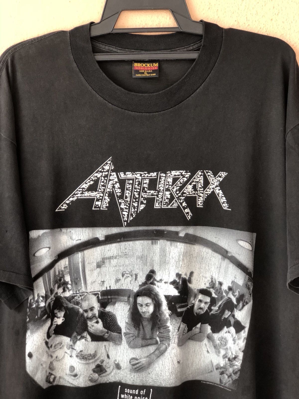 Band Tees × Brockum × Vintage Vintage 90s ANTHRAX Sound Of