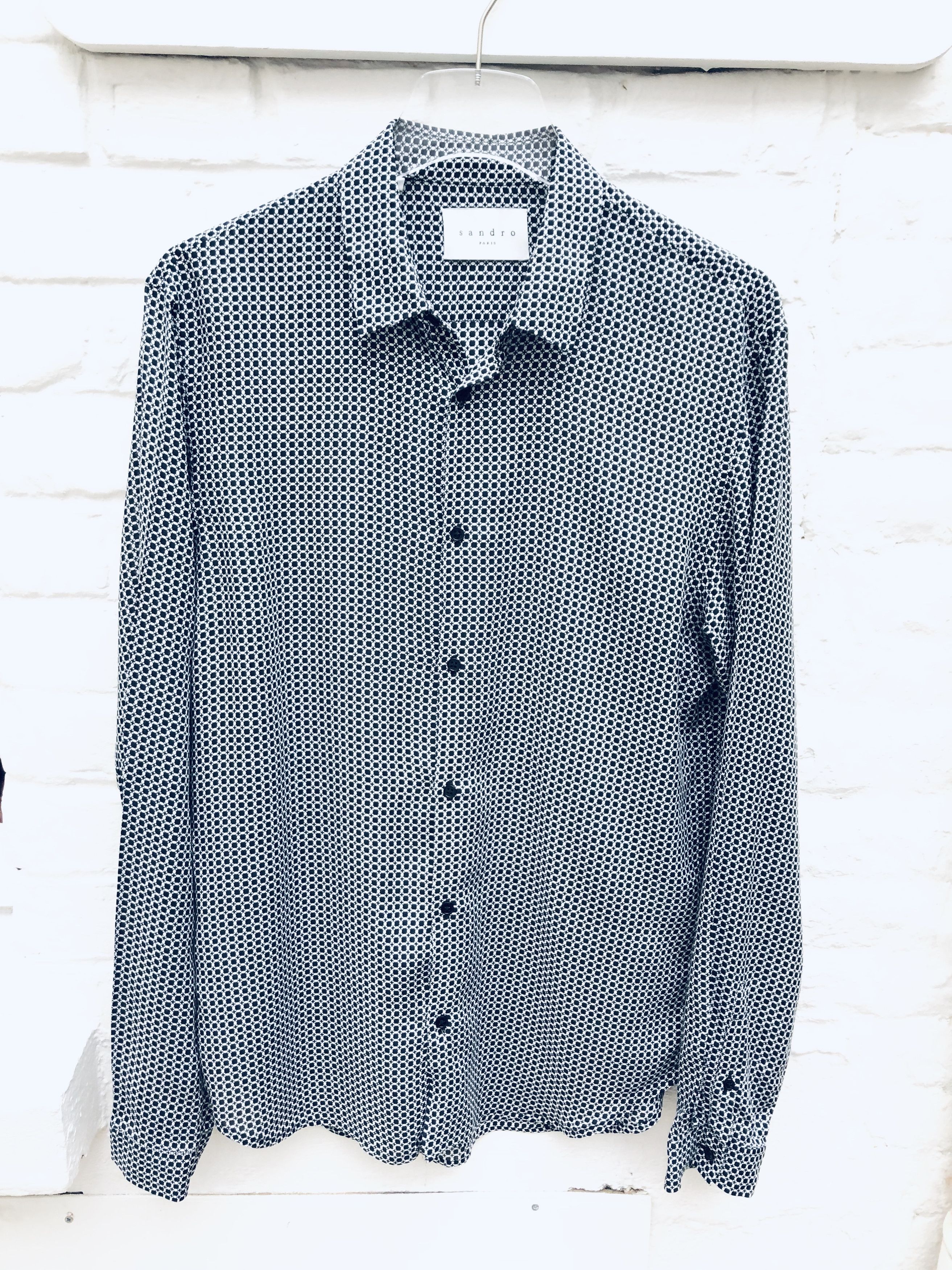 Sandro Silk Like Shirt Size US L / EU 52-54 / 3 - 2 Thumbnail