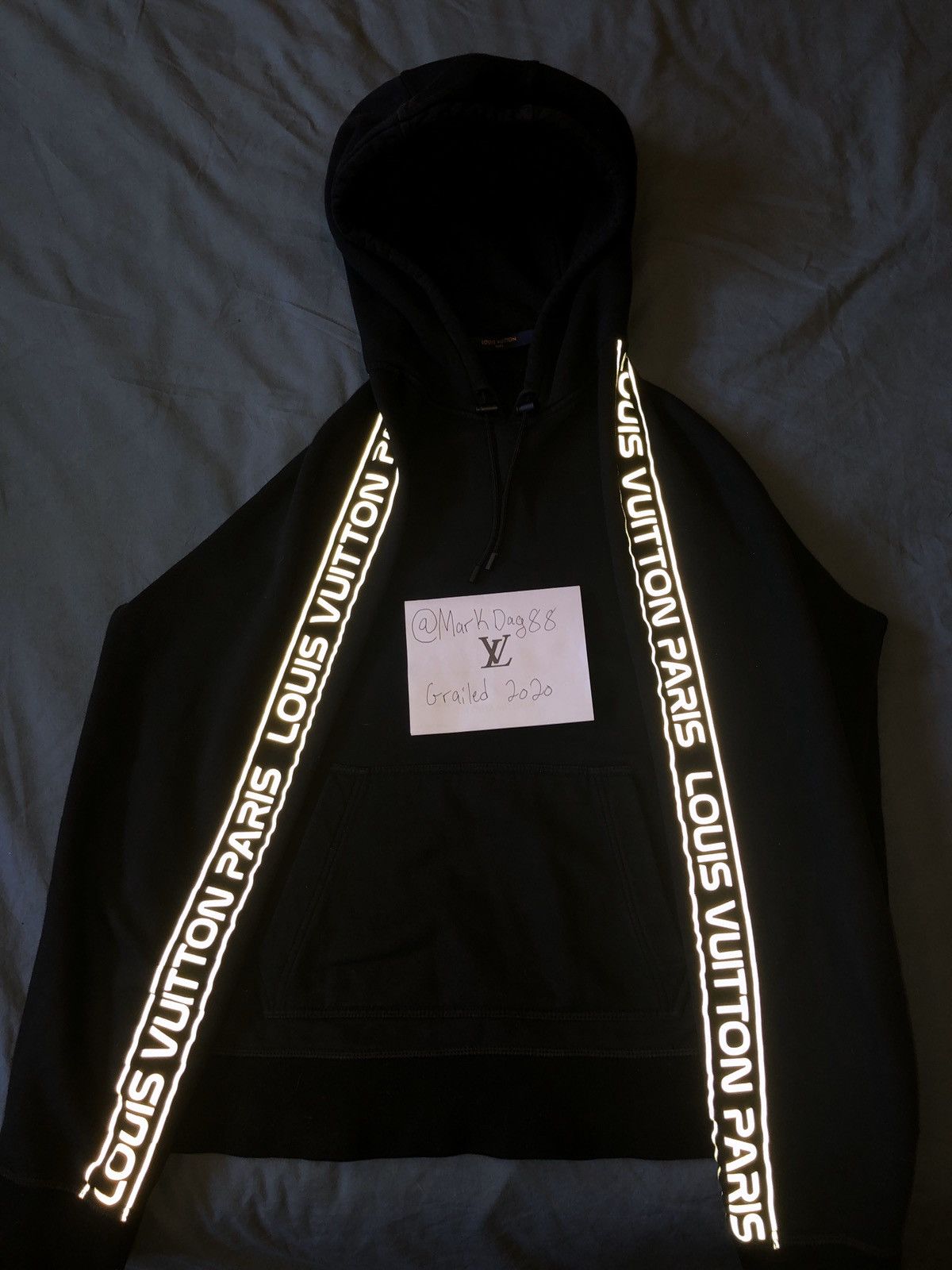 Louis Vuitton, Shirts, Louis Vuitton Reflective Sleeves Gravity Hoodie