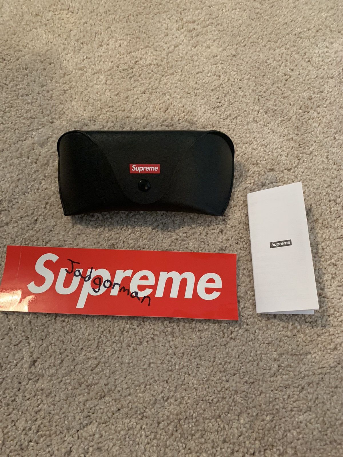 Supreme Supreme Stretch Sunglasses Clear | Grailed