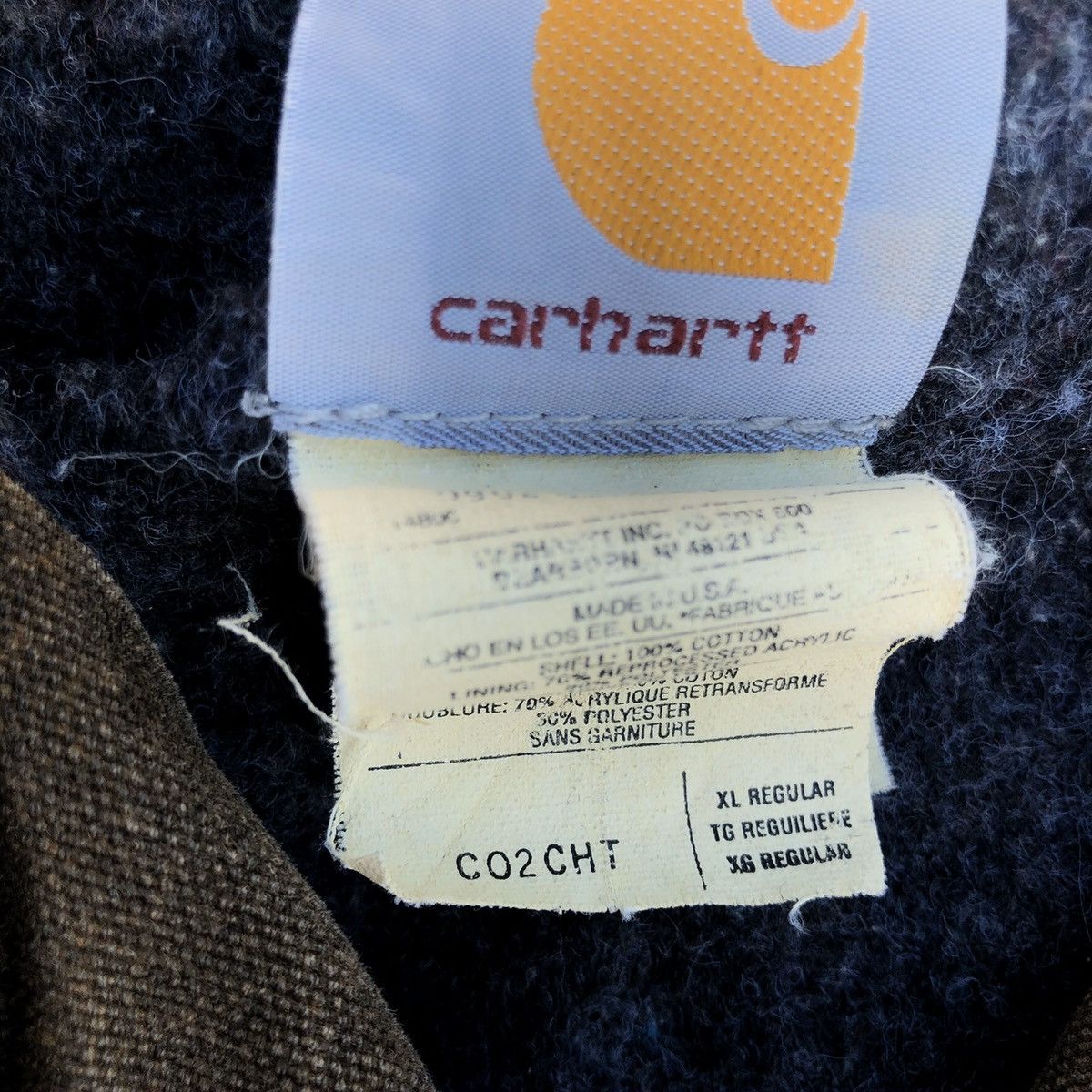 Vintage Vintage Carhartt Blanket Lined Chore Coat Size US XL / EU 56 / 4 - 5 Preview