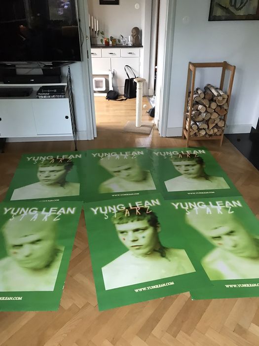 Yung Lean YUNG LEAN STARZ POSTER EXTRMALY RARE!!!! | Grailed