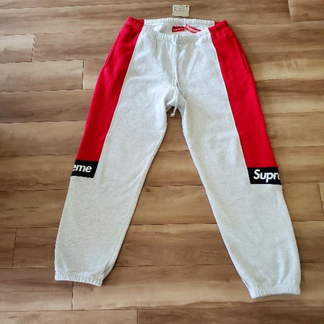 Supreme color block sweatpants sale