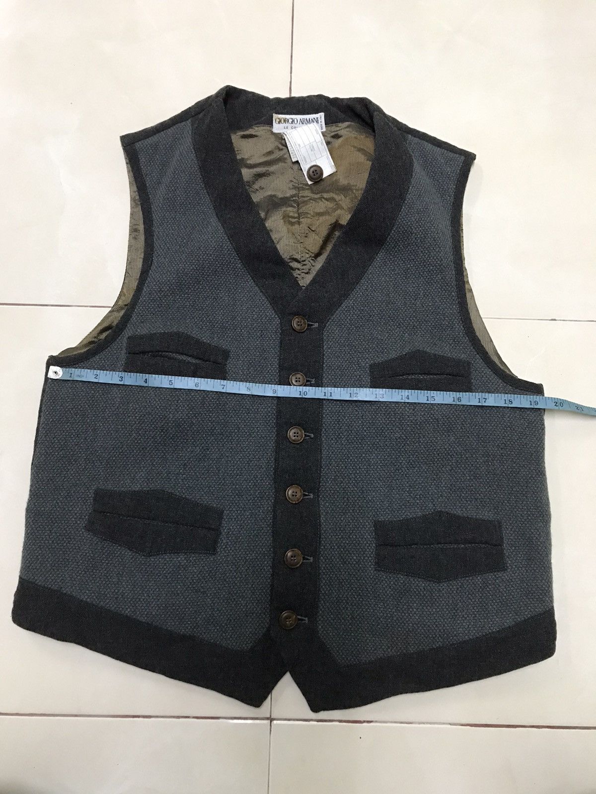 Giorgio Armani 🔥🔥STEALS♥️♥️!!!GIORGIO ARMANI VEST VINTAGE Size 36S - 14 Thumbnail