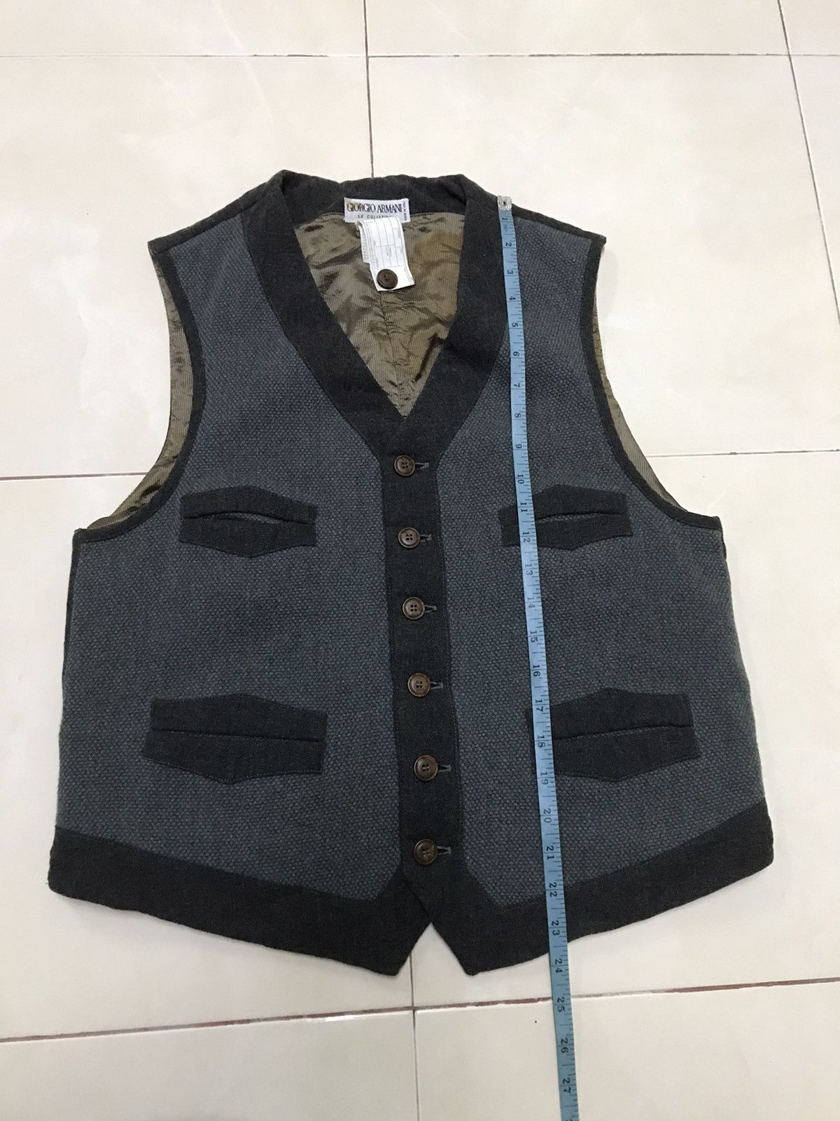 Giorgio Armani 🔥🔥STEALS♥️♥️!!!GIORGIO ARMANI VEST VINTAGE Size 36S - 16 Thumbnail