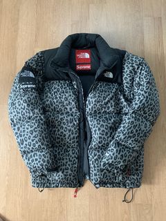 Supreme The North Face Leopard Print Nuptse Jacket