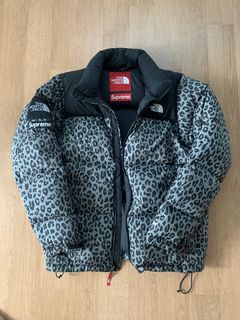 Supreme x The North Face TNF nuptse jacket Yellow Leopard FW11 SIZE MEDIUM