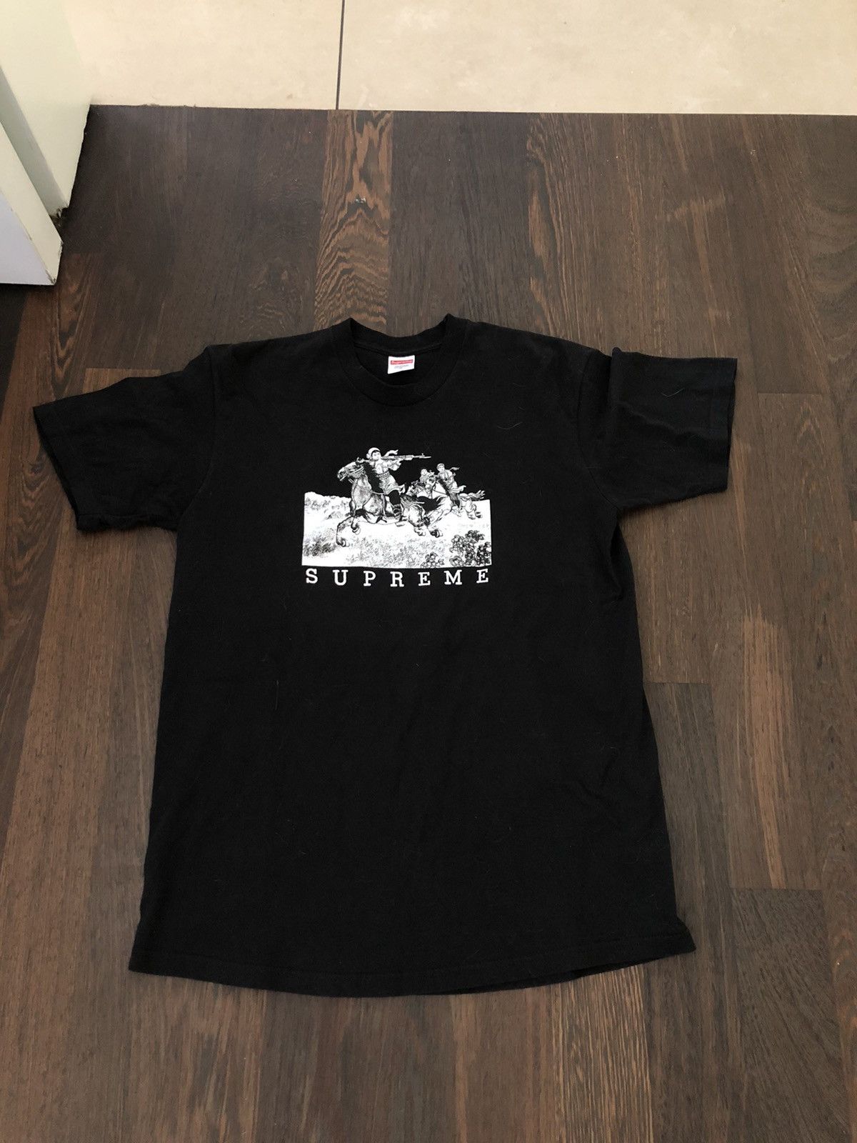 Supreme Supreme Riders Tee Black Size US M / EU 48-50 / 2 - 2 Thumbnail