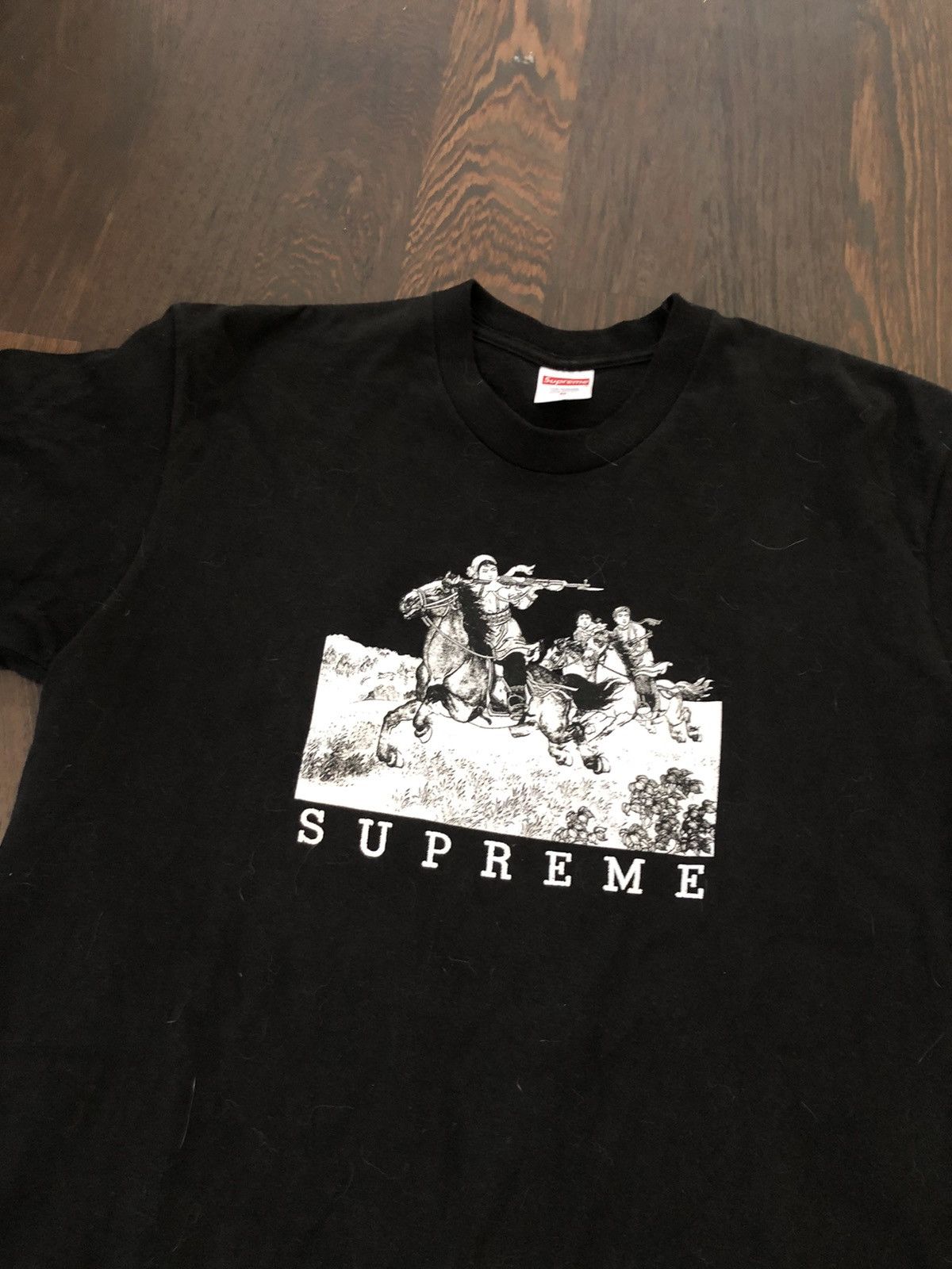 Supreme Supreme Riders Tee Black Size US M / EU 48-50 / 2 - 1 Thumbnail