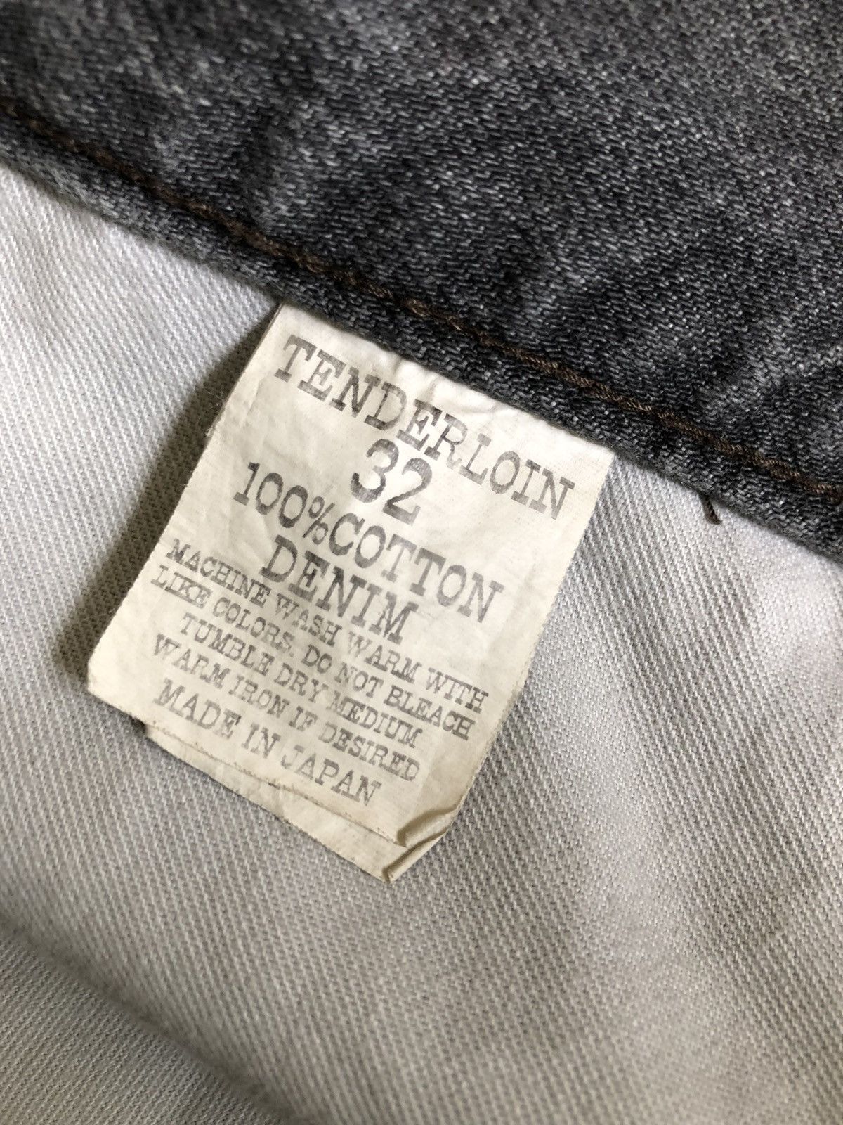 Japanese Brand × Tenderloin Tenderloin Japan Buckle Back Denim Jeans W33 L35 Size US 33 - 17 Thumbnail