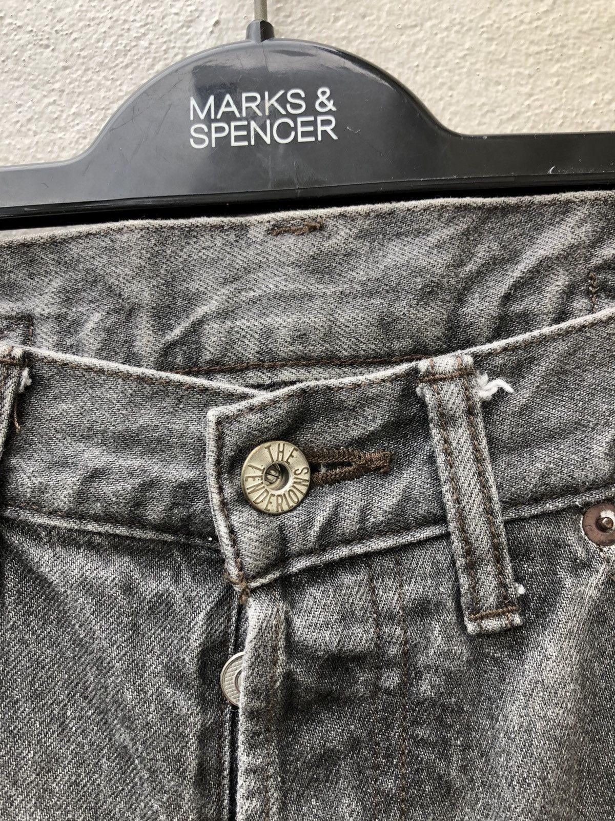 Japanese Brand × Tenderloin Tenderloin Japan Buckle Back Denim Jeans W33 L35 Size US 33 - 3 Thumbnail