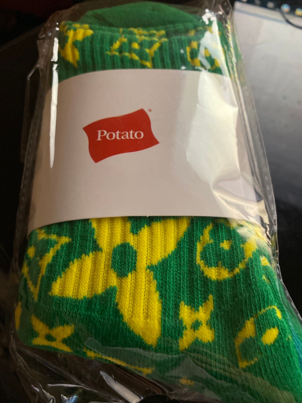 Imran Potato Irman Potato “Fancy Socks” Green Yellow Louis Vuitton