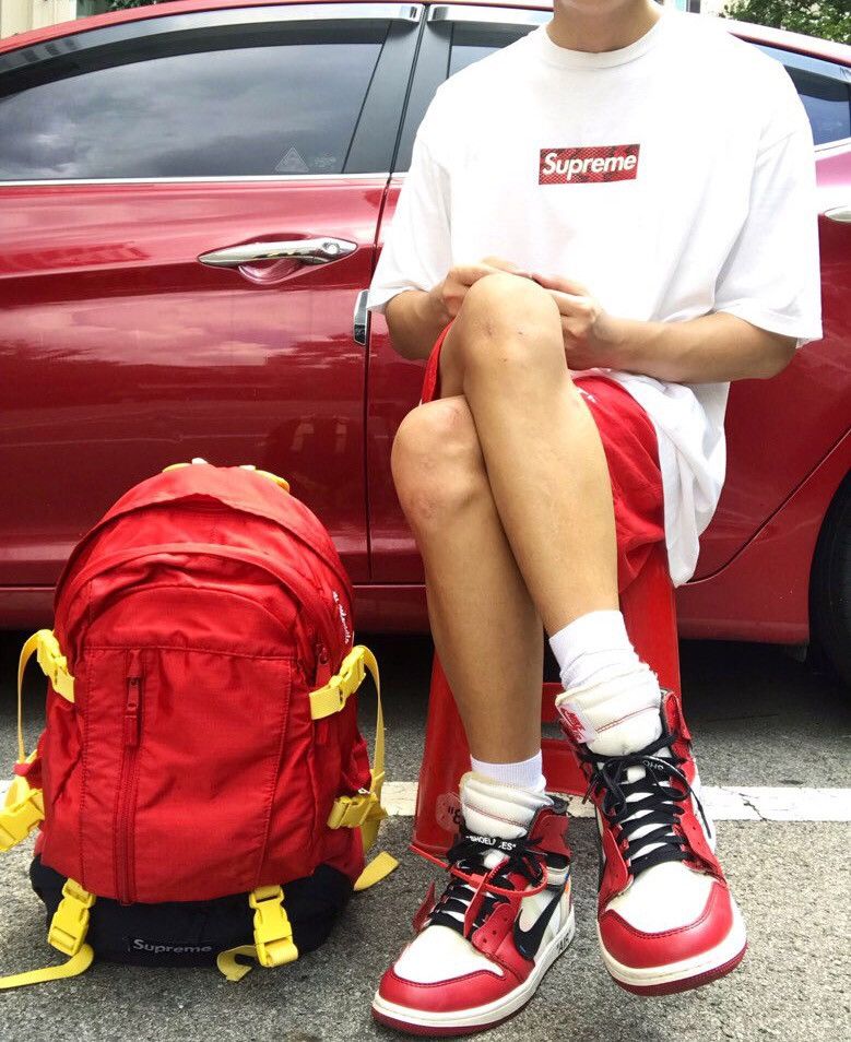 Supreme 2006 Supreme Harajuku Opening Box Logo Tee T-Shirt SnakeSkin Size US XL / EU 56 / 4 - 5 Thumbnail