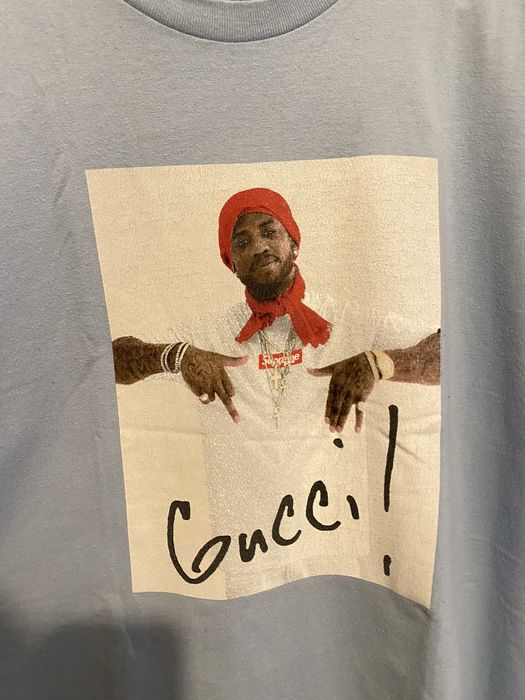 Gucci mane cheap tee supreme