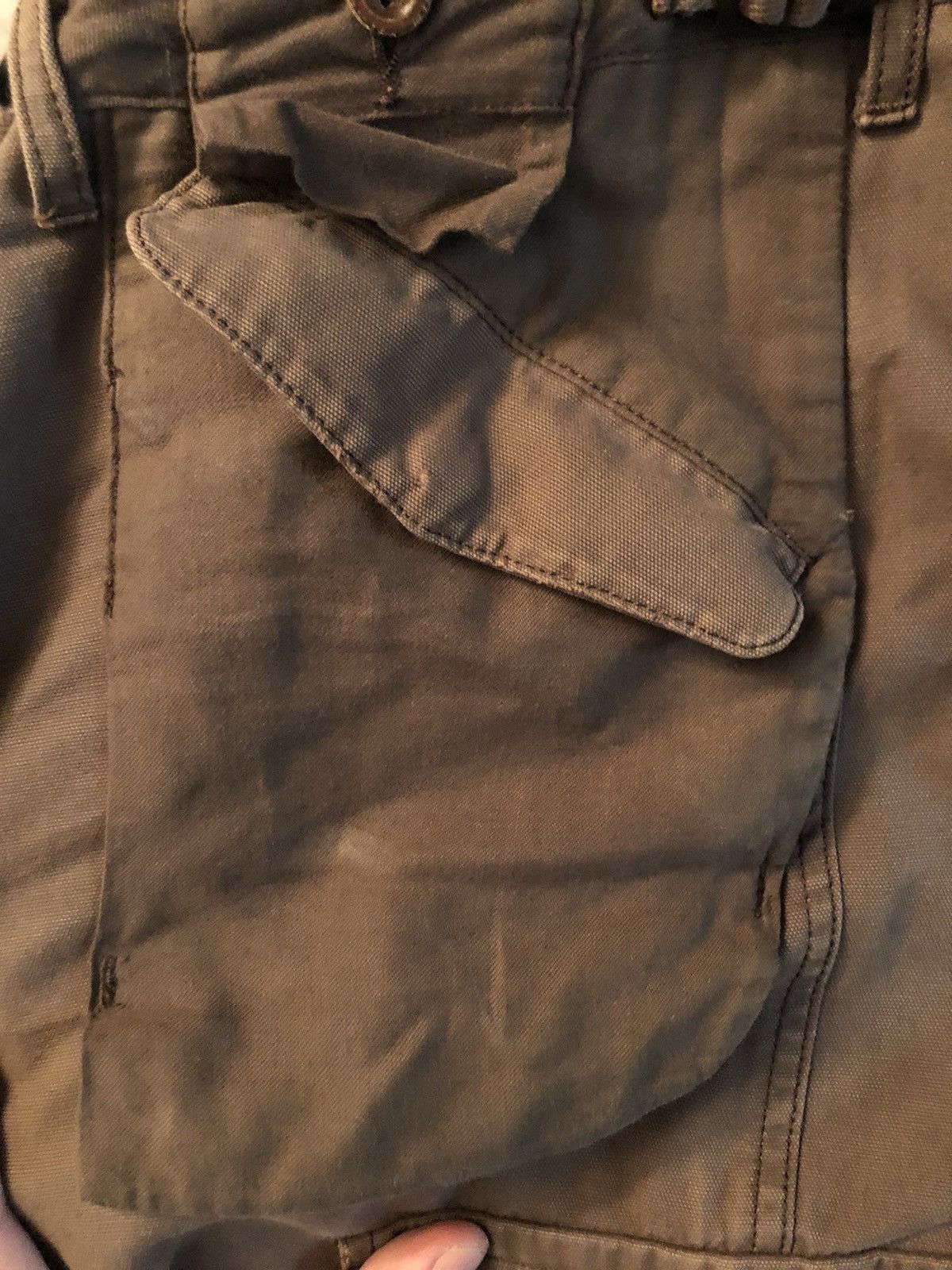 Maison MIHARA YASUHIRO Miharayasuhiro Brown Reconstructed Bondage Cargo Pant (M) Size US 34 / EU 50 - 6 Thumbnail