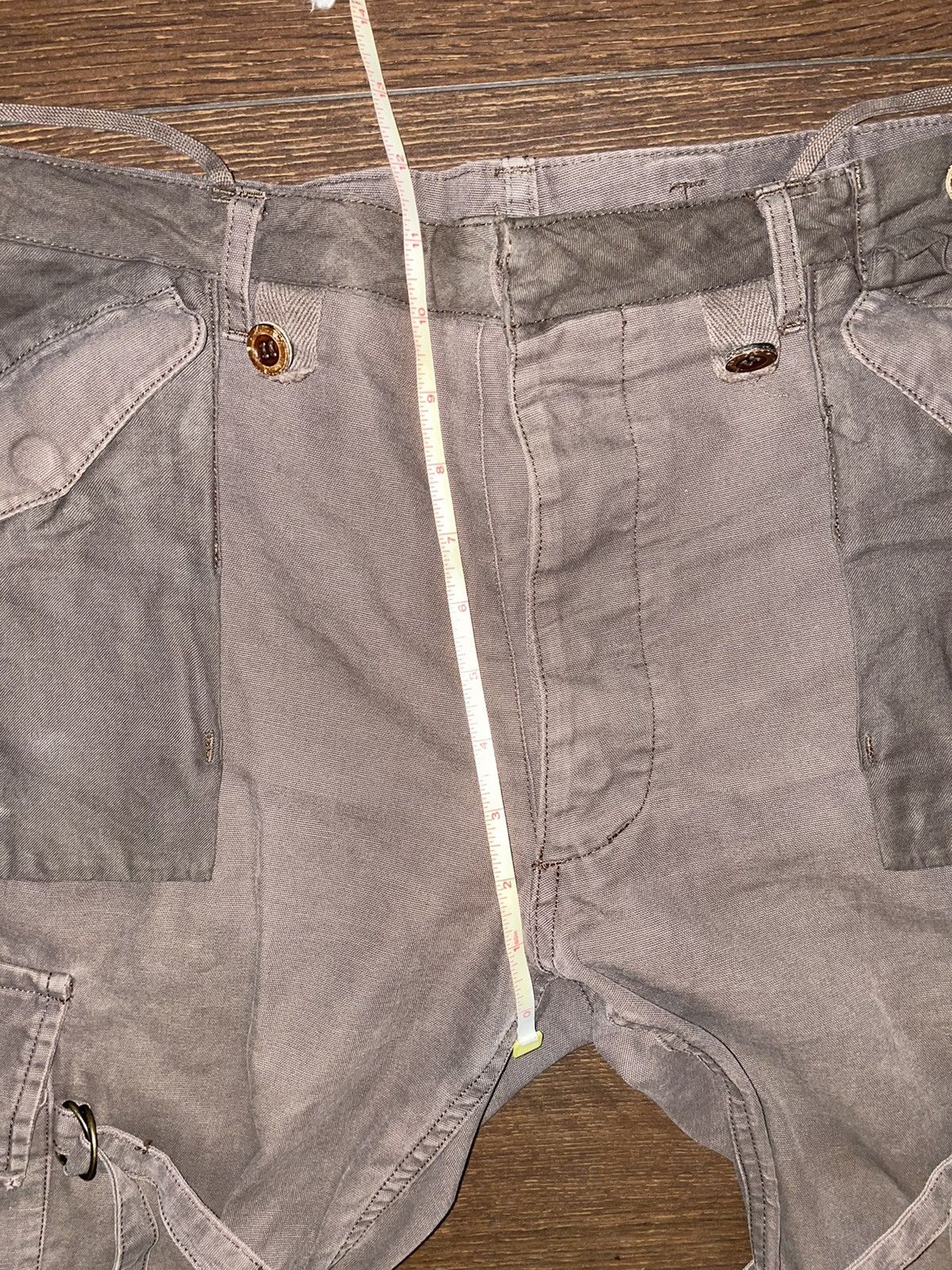 Maison MIHARA YASUHIRO Miharayasuhiro Brown Reconstructed Bondage Cargo Pant (M) Size US 34 / EU 50 - 10 Thumbnail