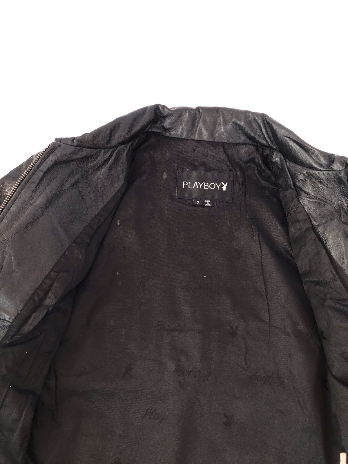 Genuine Leather × Playboy × Vintage VINTAGE PLAYBOY LEATHER JACKET Size US S / EU 44-46 / 1 - 7 Thumbnail