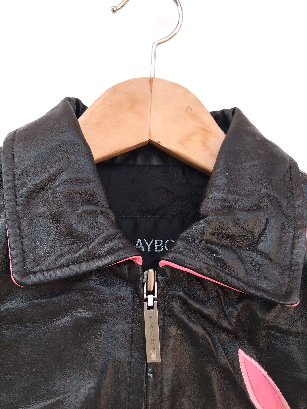 Genuine Leather × Playboy × Vintage VINTAGE PLAYBOY LEATHER JACKET Size US S / EU 44-46 / 1 - 3 Thumbnail
