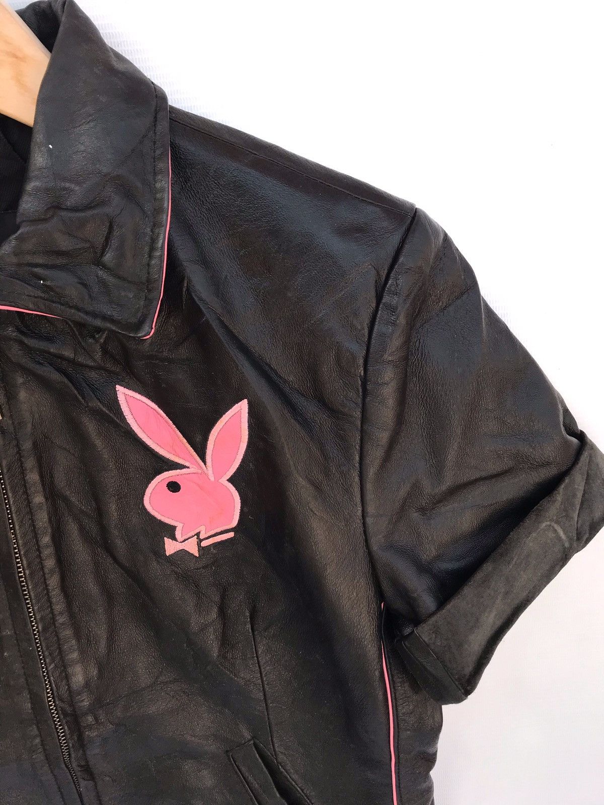 Genuine Leather × Playboy × Vintage VINTAGE PLAYBOY LEATHER JACKET Size US S / EU 44-46 / 1 - 2 Thumbnail